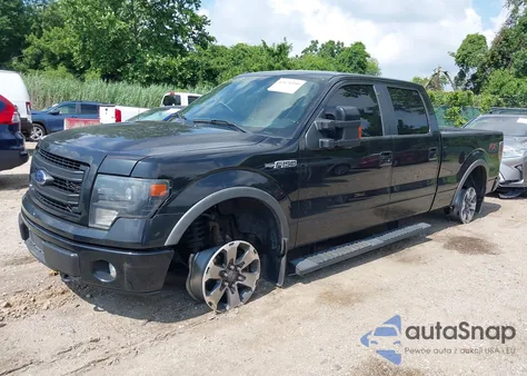 2014 Ford F150 Supercrew из США, поврежденный, VIN 1FTFW1EF1EKG37941